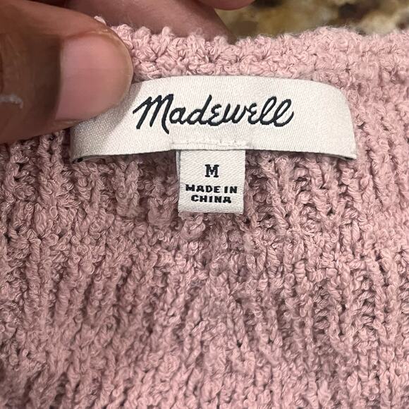 Madewell Dusty Pink Knit‎ Sleeveless Sweater Size M - Picture 5 of 7